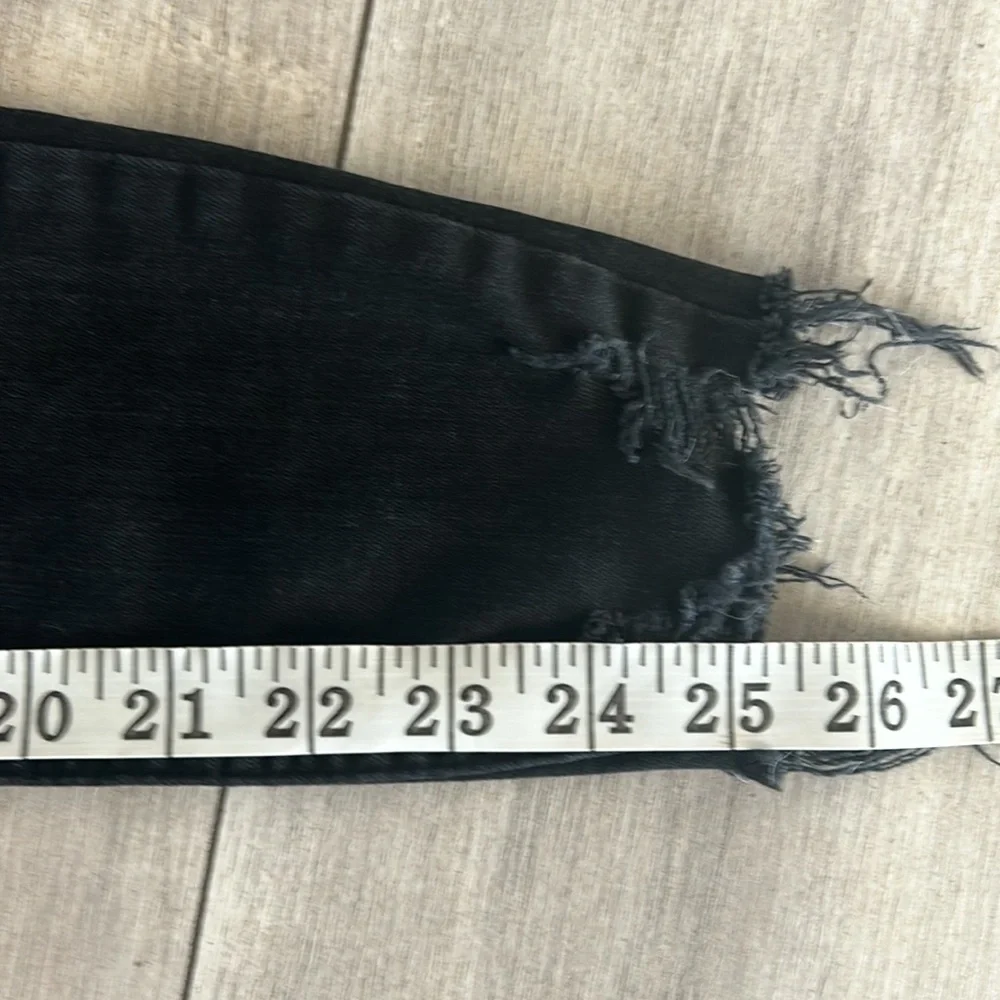 Free People skinny ankle jeans size 25 black